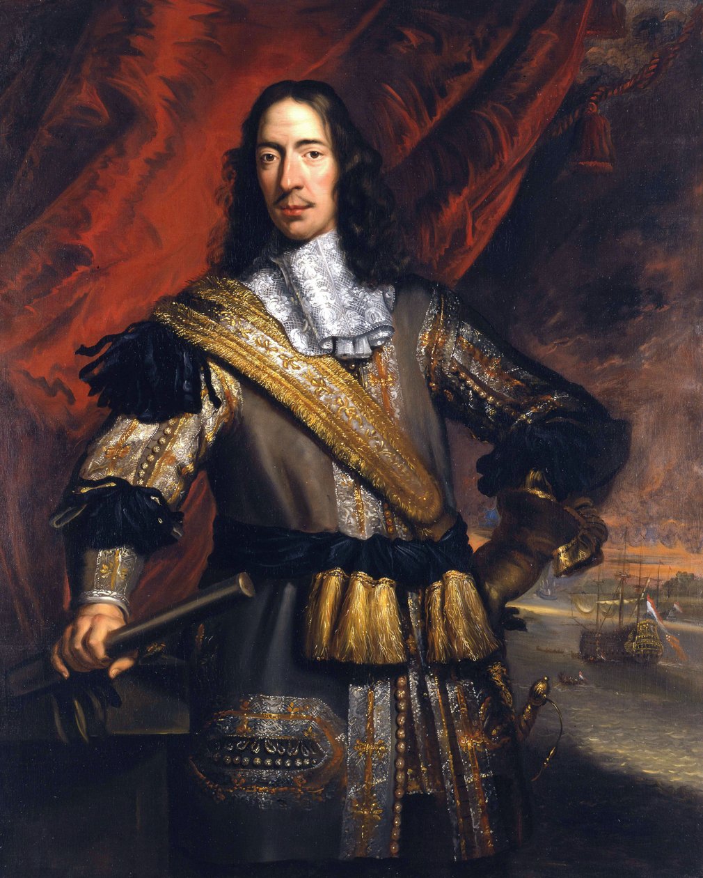 Cornelis de Witt（1623-1672），Dordrecht市长，Putten Rough 作者 简·德·班