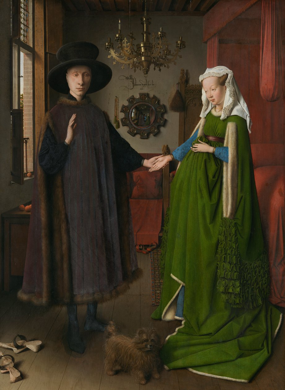 Giovanni Arnolfini和他的肖像（The Arnolfini Marriage） 作者 扬·范·埃克