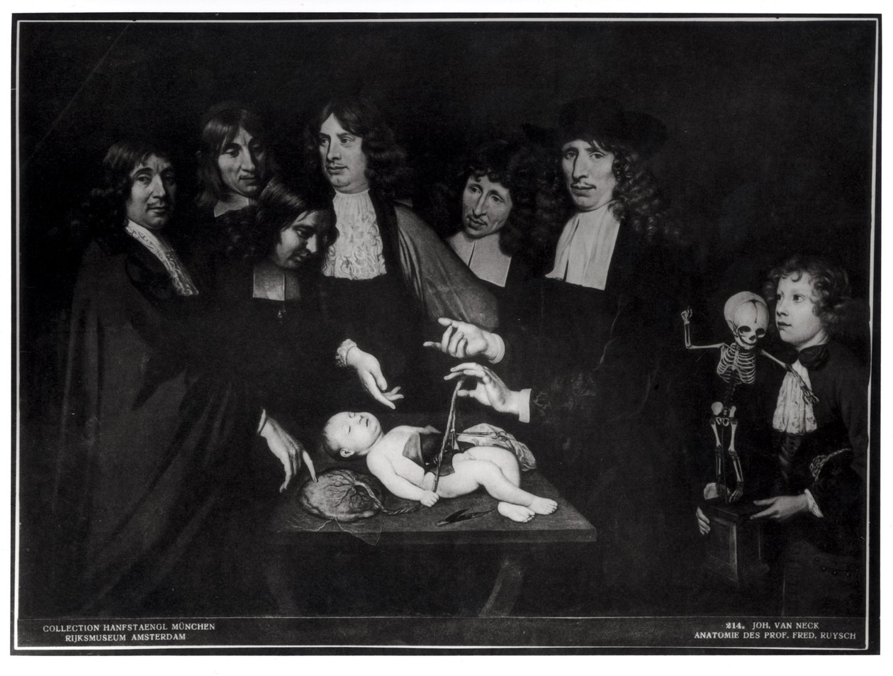 Frederik Ruysch教授的解剖课（1638-1731）c.1683 作者 扬·范·内克