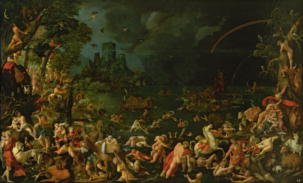 洪水，1515年 作者 扬·范·斯柯（Jan van Scorel）