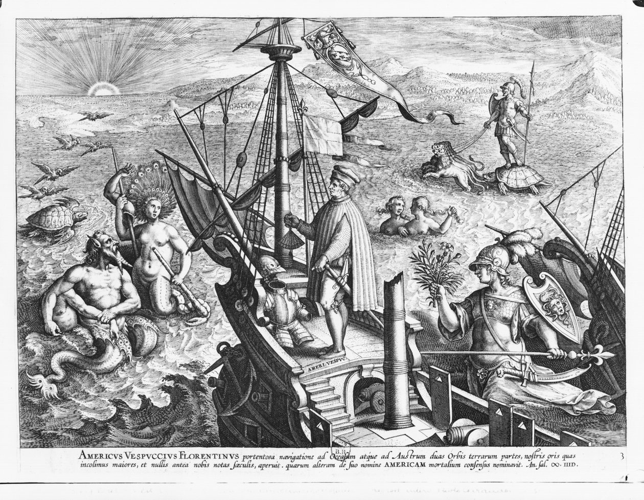 Amerigo Vespucci（1454-1512） 作者 扬·范德·斯特雷特