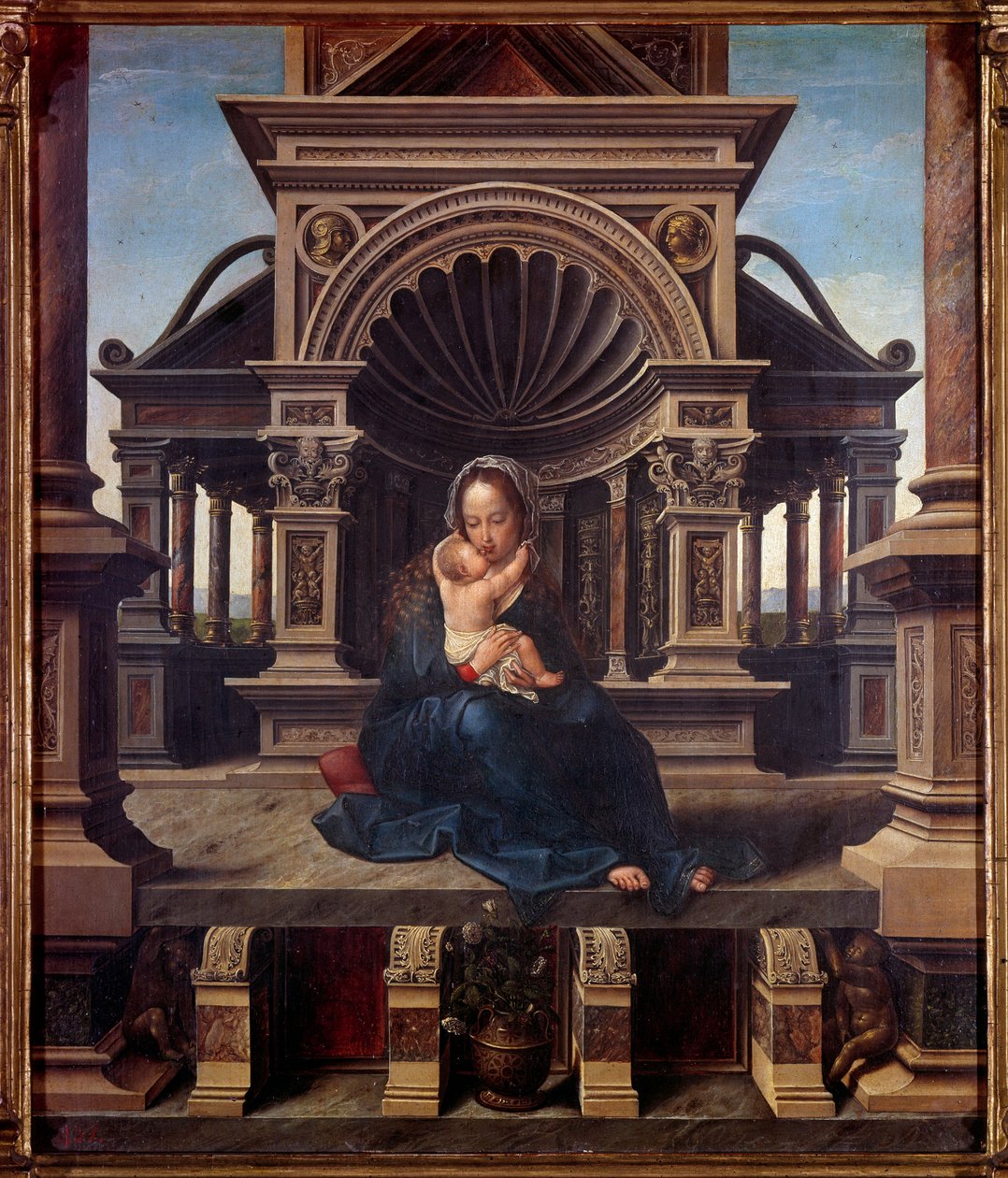 Jan Gossaert dit mabuse 绘画的鲁汶圣母 (1478-1536) 作者 一月（c.1472-c.1533）戈萨尔特