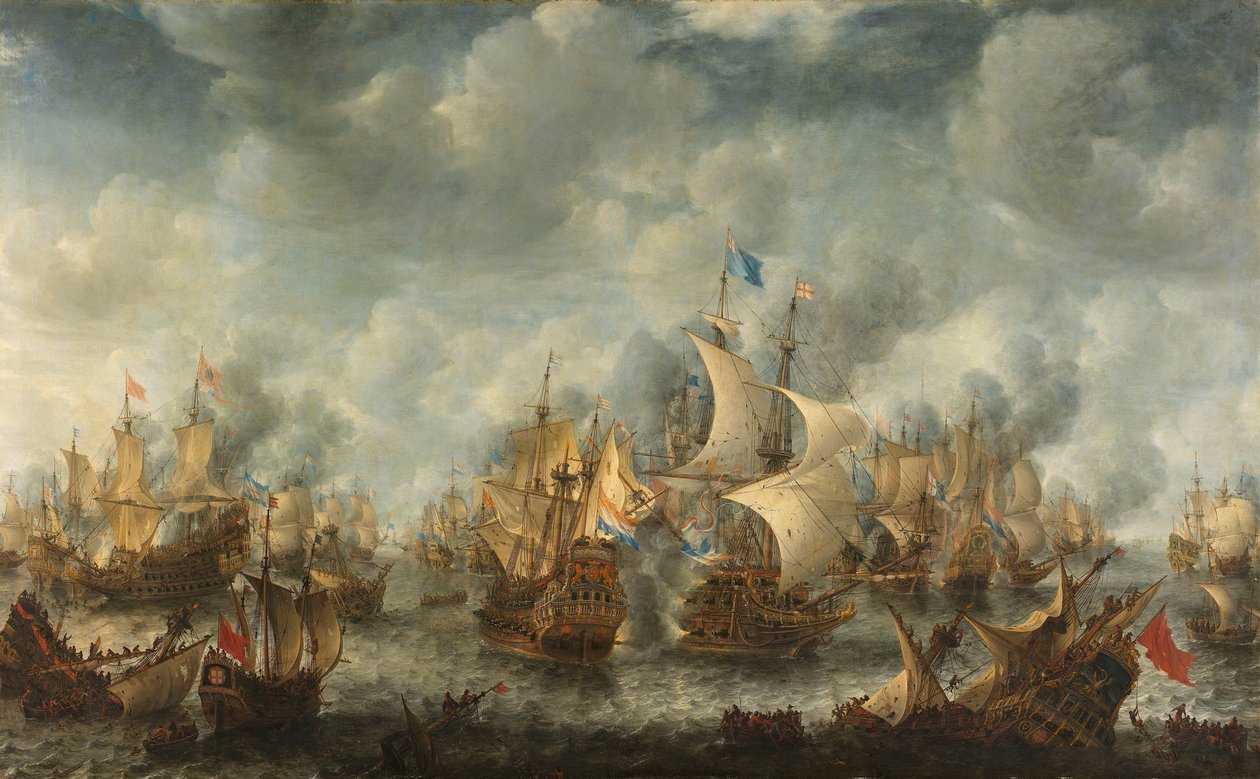 泰尔海德战役
泰尔海德战役，1653 年 8 月 10 日 作者 扬·亚伯拉罕（Jan Abrahamsz）。啤酒率