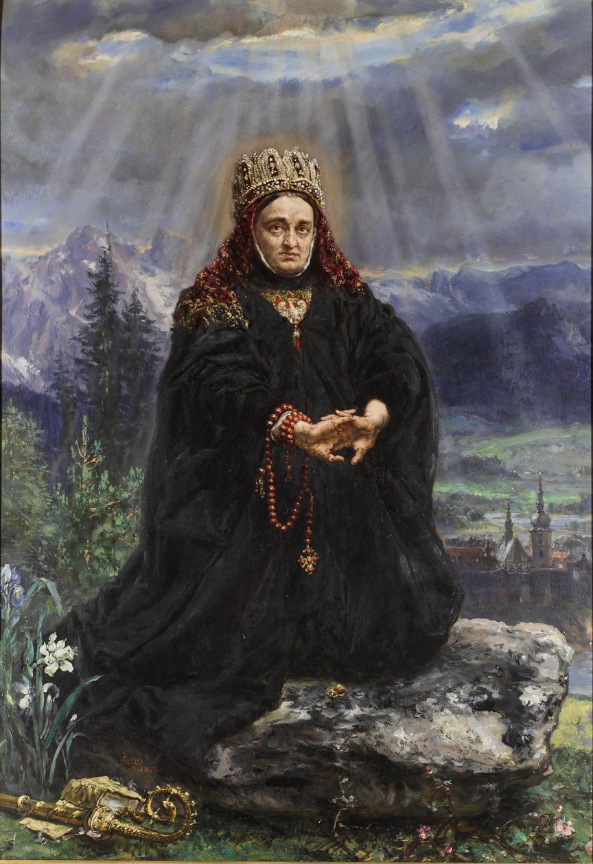 波兰Saint Kinga，1892年 作者 扬·阿洛伊兹·马捷科
