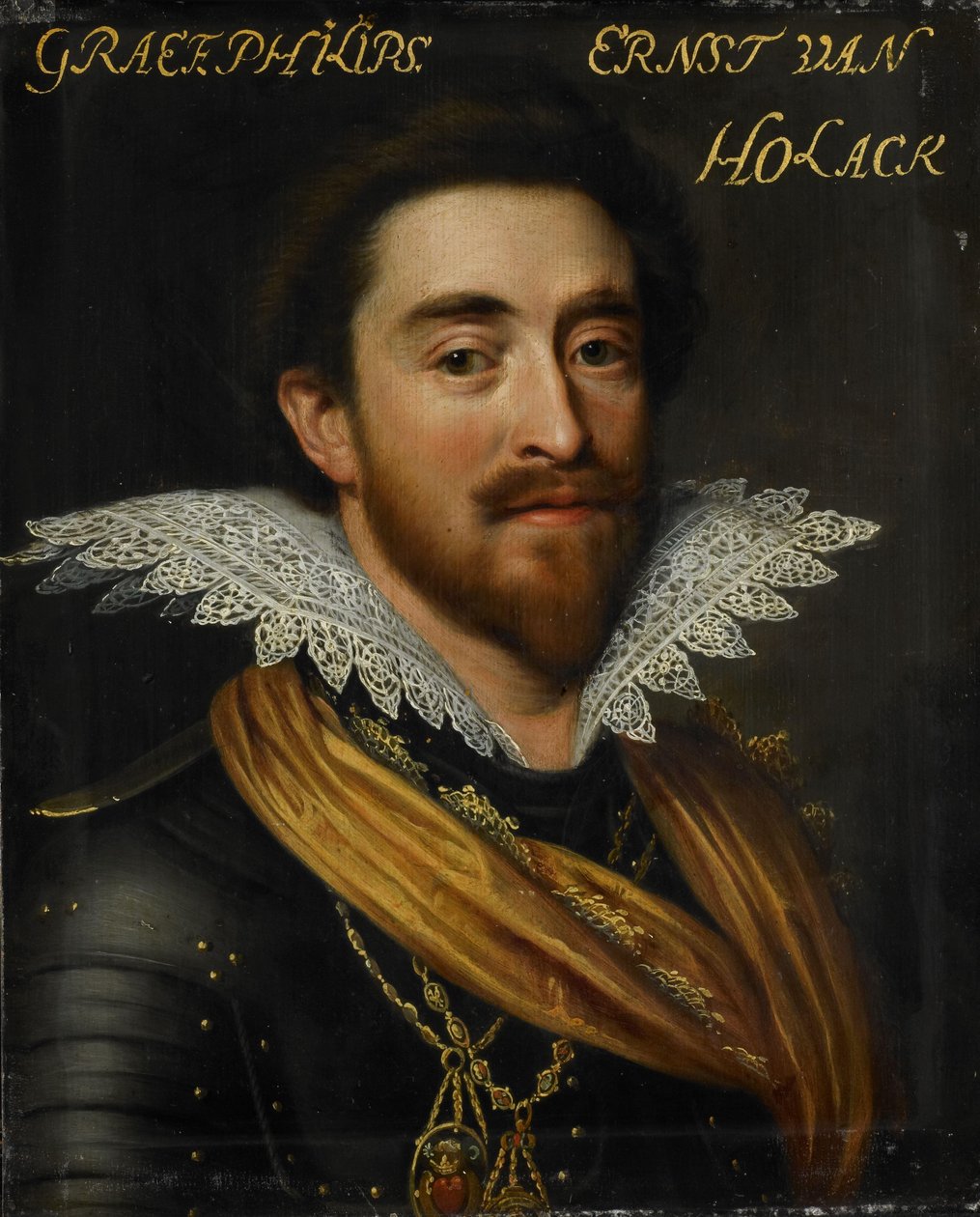 霍恩洛赫·祖·朗根堡伯爵菲利普·恩斯特的肖像 作者 Jan Antonisz van Ravesteyn (车间)