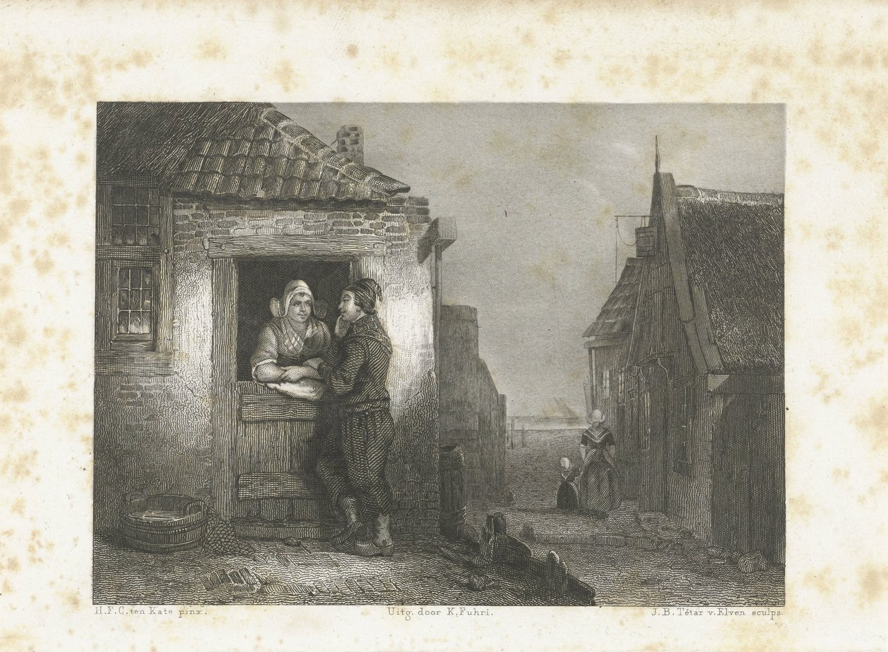瓦伦丹夫妇 作者 Jan Baptist Tetar van Elven