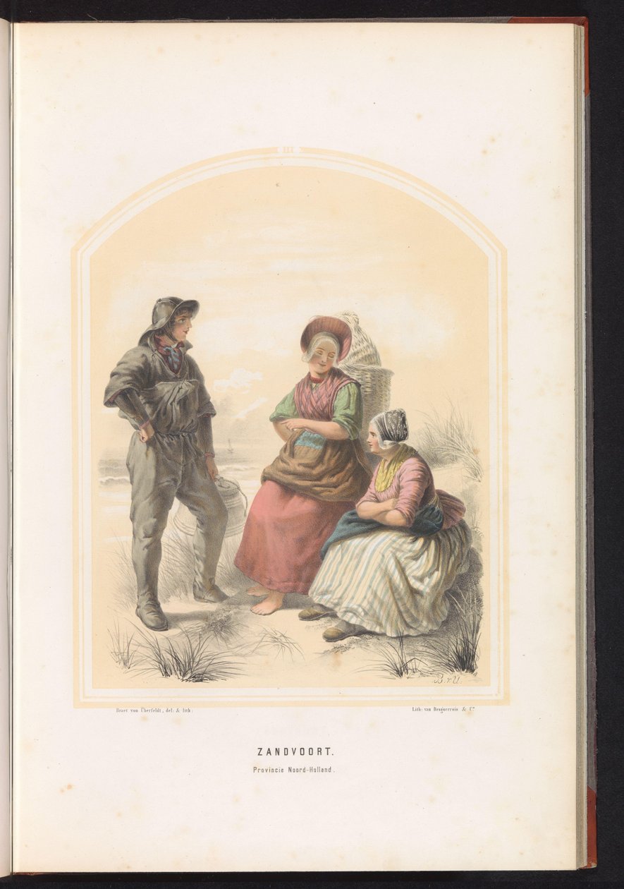 北荷兰赞德沃特的服饰，1857 年
Zandvoort.北荷兰省/III（物品上的标题） 作者 扬·布雷特·冯·乌贝费尔特