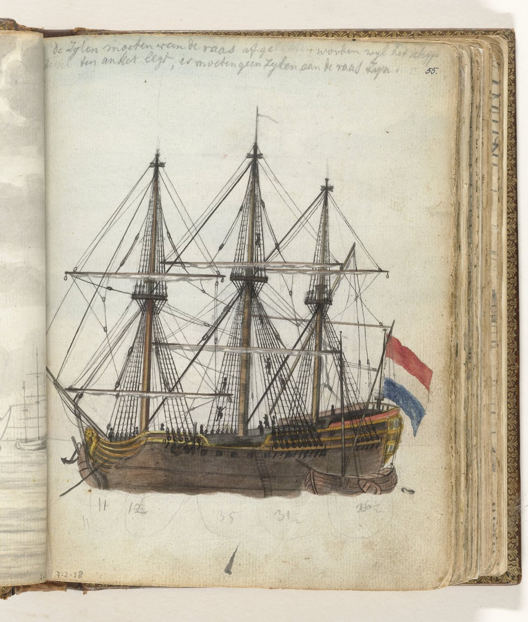 东印度群岛号（East Indiaman）起锚 作者 简·布兰德斯