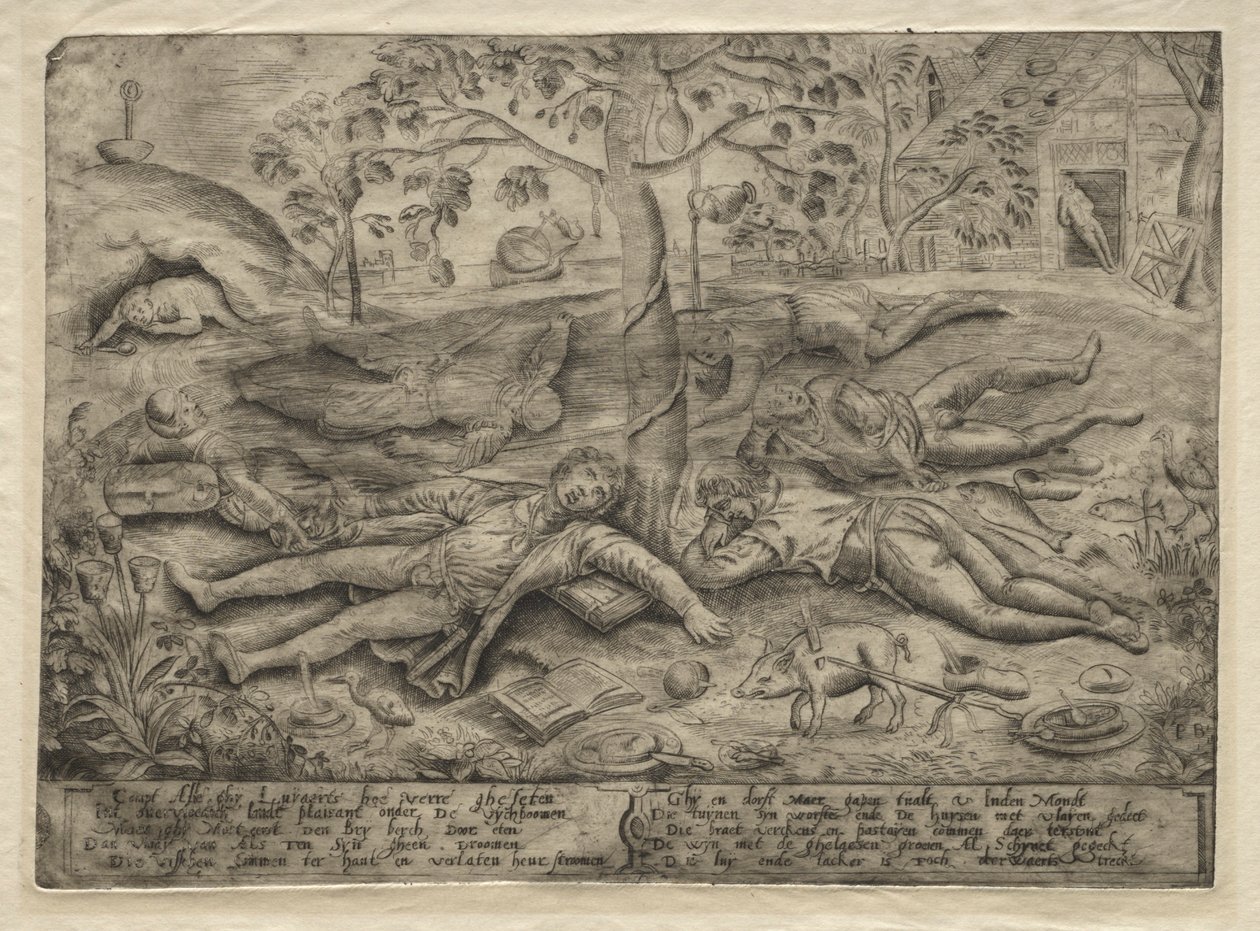 暴食板。 作者 简·布鲁格（Jan Brueghel）