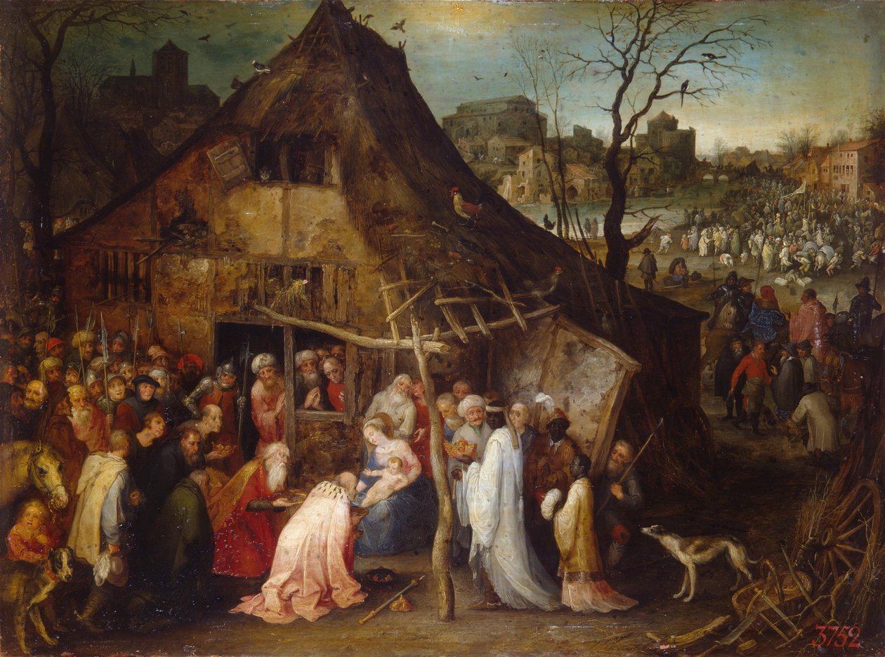玛吉的崇拜 作者 简·布鲁格（Jan Brueghel）