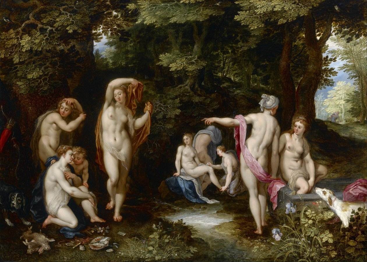 戴安娜和阿克泰恩 作者 简·布鲁格（Jan Brueghel）
