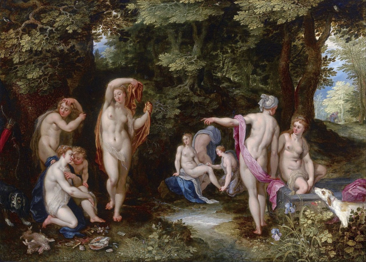 戴安娜和阿克泰恩 作者 简·布鲁格（Jan Brueghel）