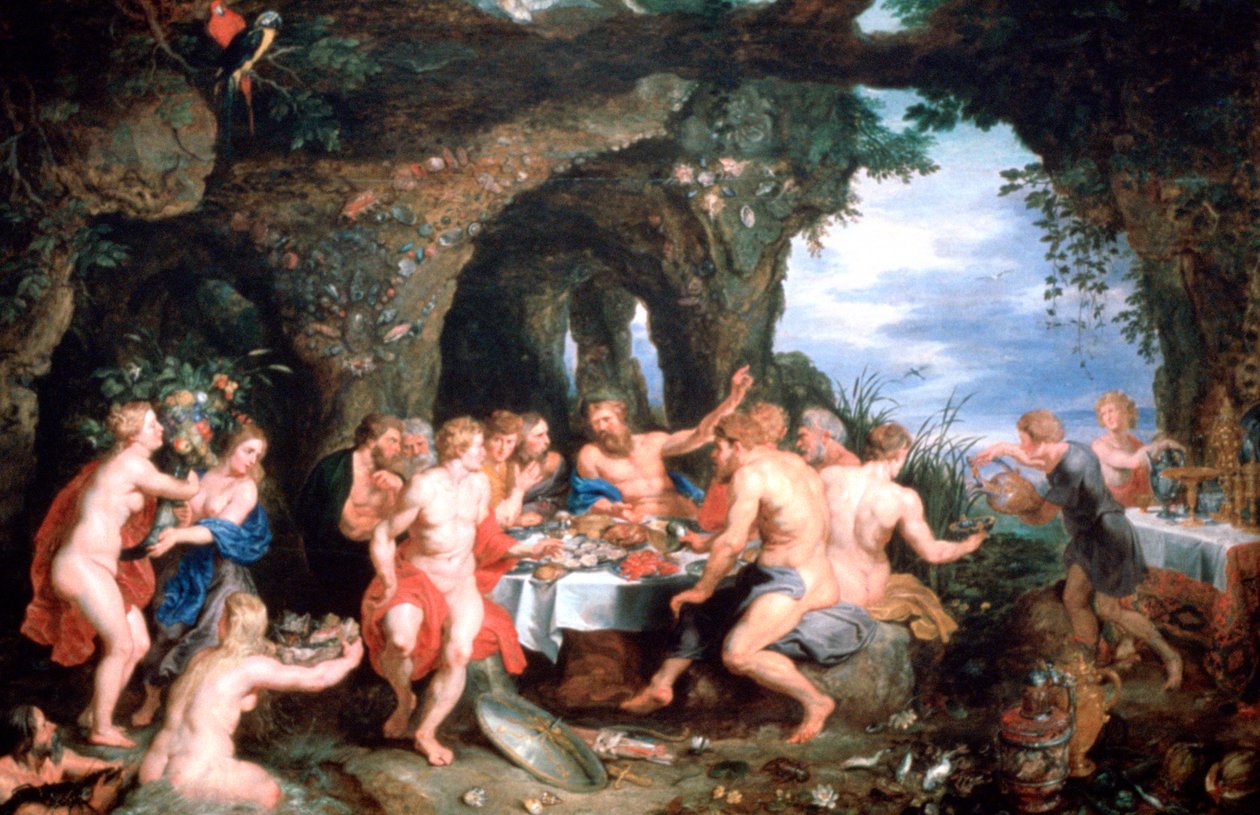 Achelous的盛宴》，约1615年 作者 简·布鲁格（Jan Brueghel）