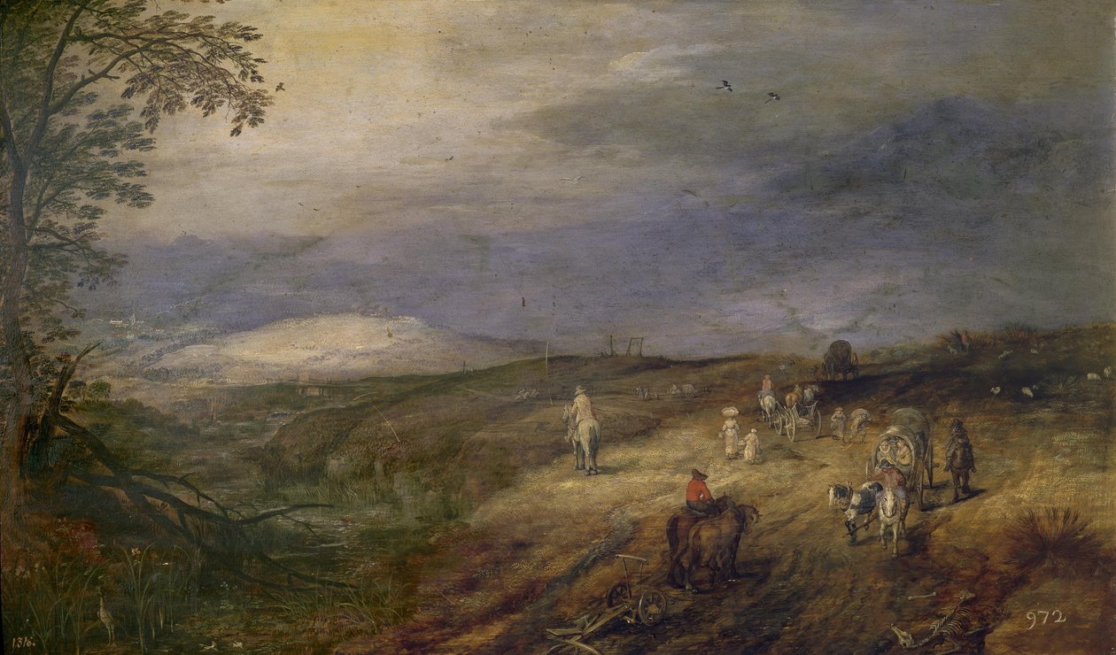 森林之路 作者 简·布鲁格（Jan Brueghel）