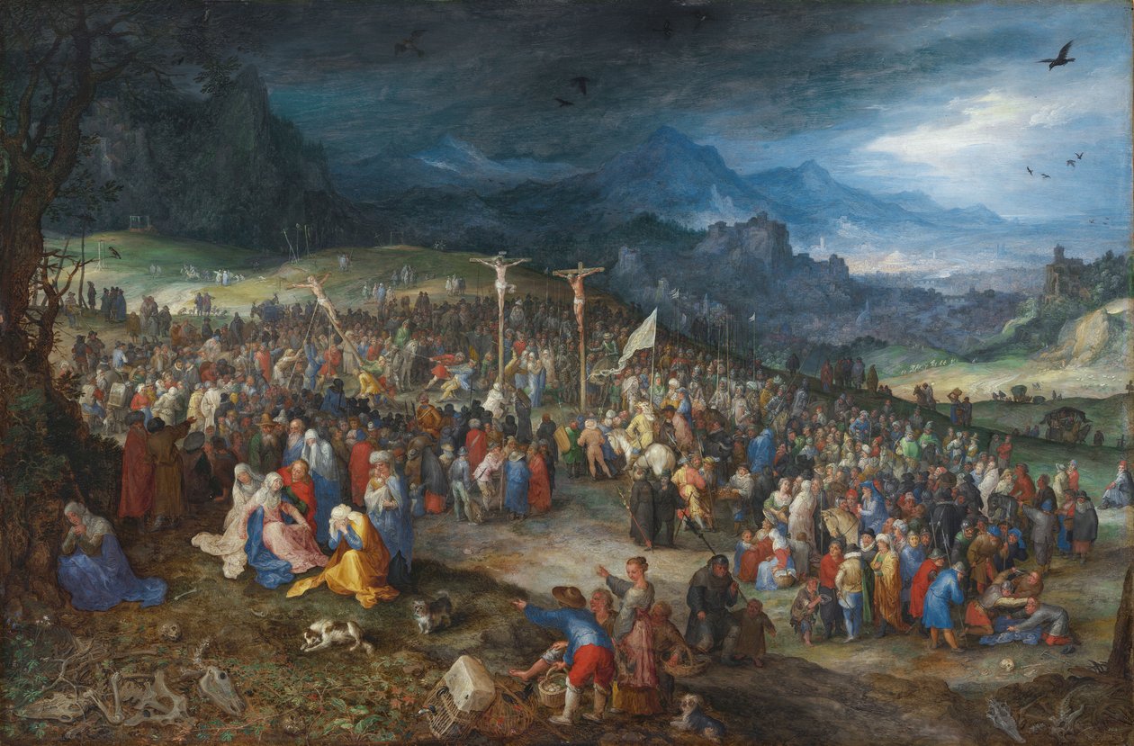 德语：髑髅地 作者 简·布鲁格（Jan Brueghel）