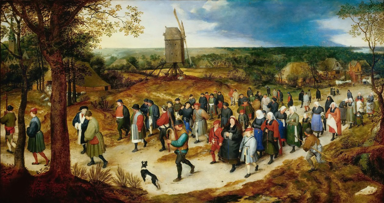 Le Cortège des Noces 婚礼的Cortège。 作者 简·布鲁格（Jan Brueghel）