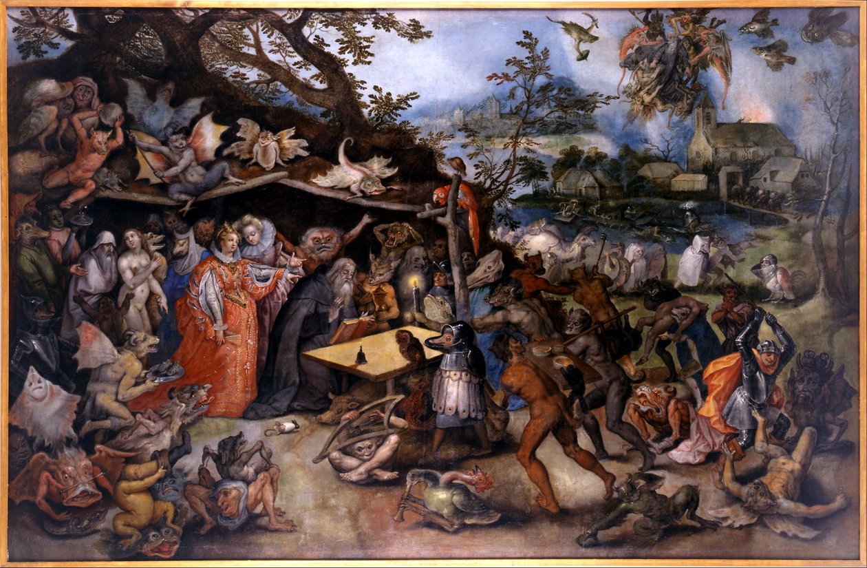 住持圣安东尼的诱惑 作者 简·布鲁格（Jan Brueghel）