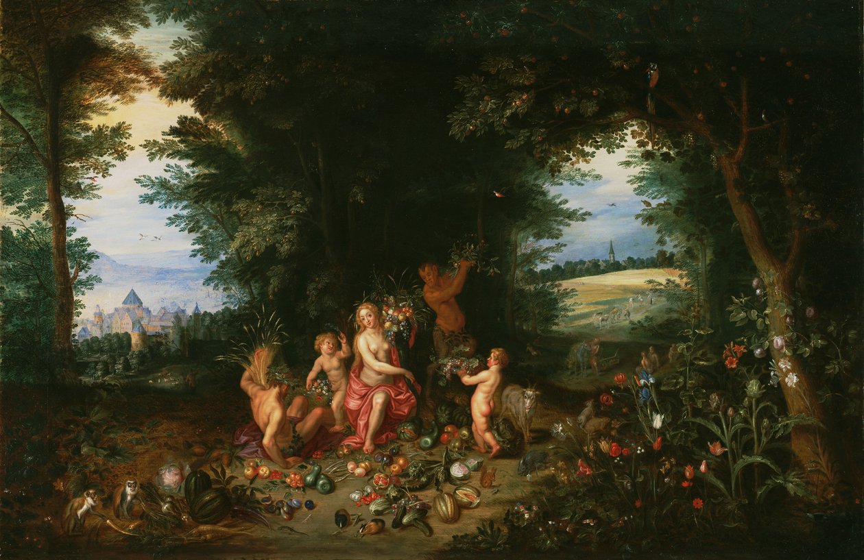谷神星景观（地球寓言） 作者 扬·布鲁格（Jan Brueghel）