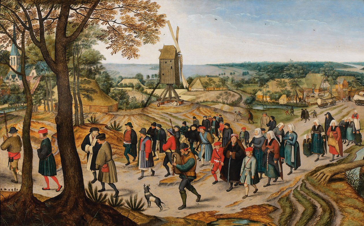 1627年的《婚礼庆典》（The Wedding Cortège）。 作者 扬·布鲁格（Jan Brueghel）