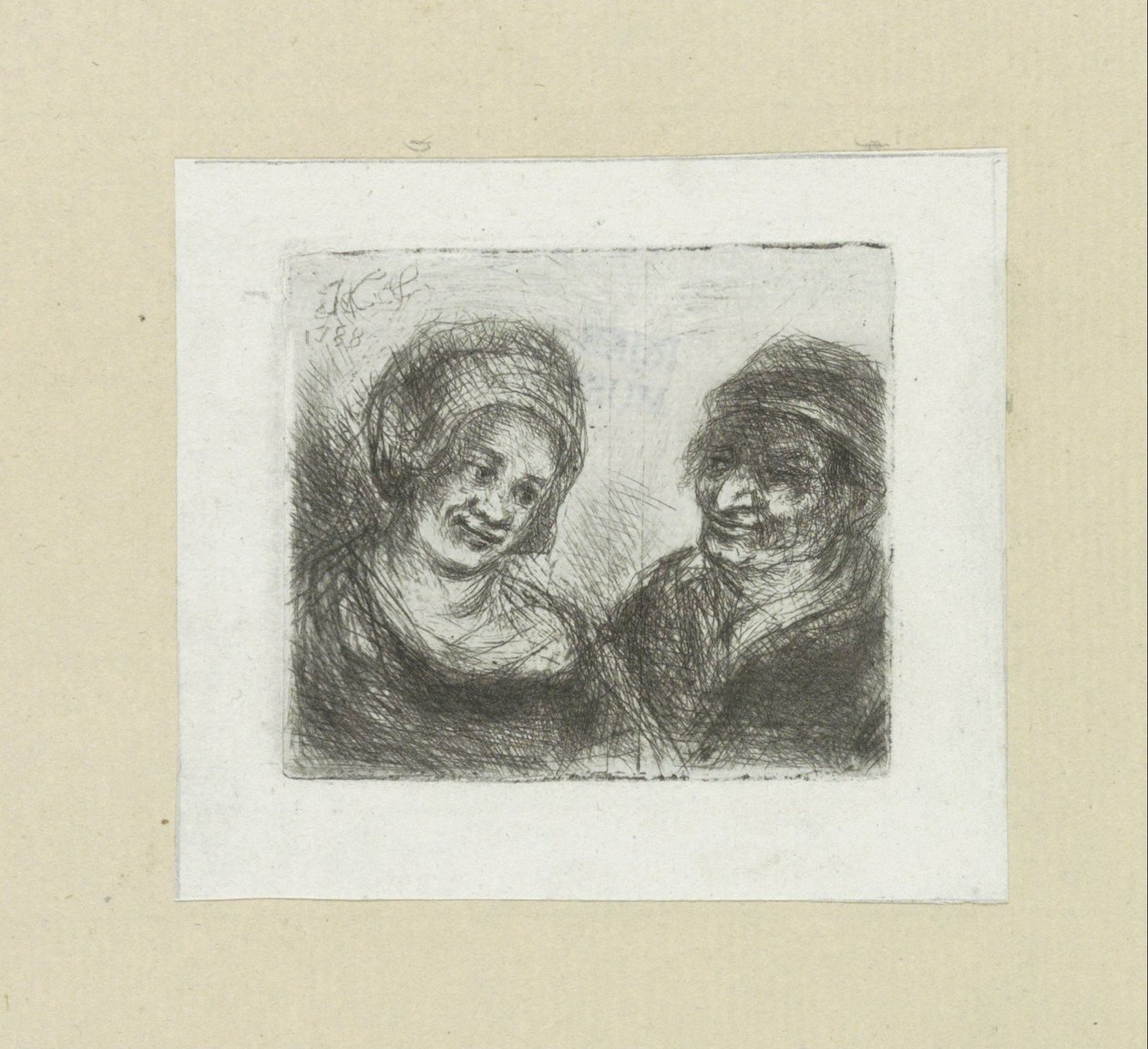 Boer en boerin
约翰-夏隆的蚀刻画全集 / Oeuvre Complette des Eaux Fortes par Jean Chalon（丛书名） 作者 扬·沙隆