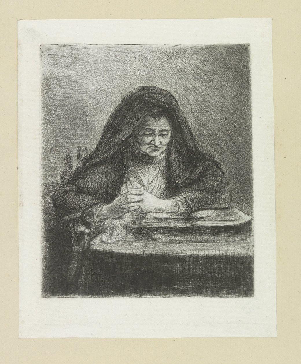 Lezende vrouw
约翰-夏隆的蚀刻画全集 / Oeuvre Complette des Eaux Fortes par Jean Chalon (丛书名) 作者 扬·沙隆