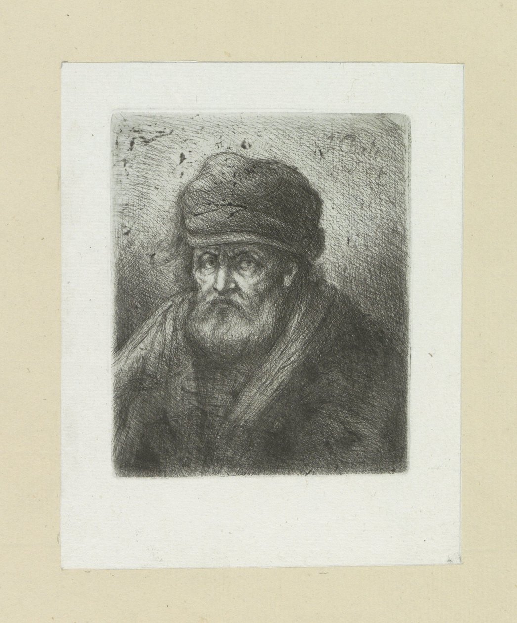 Oude man met baard en muts
约翰-夏隆的蚀刻画全集》/《让-夏隆的蚀刻画全集》（丛书名） 作者 扬·沙隆