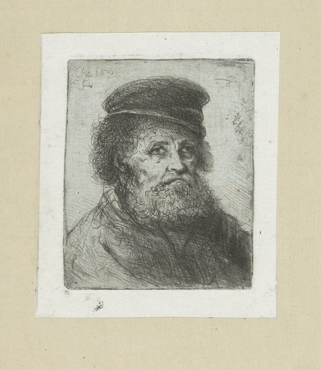 Oude man met baard en pet
约翰-夏隆的蚀刻画全集》/《让-夏隆的蚀刻画全集》（丛书名） 作者 扬·沙隆
