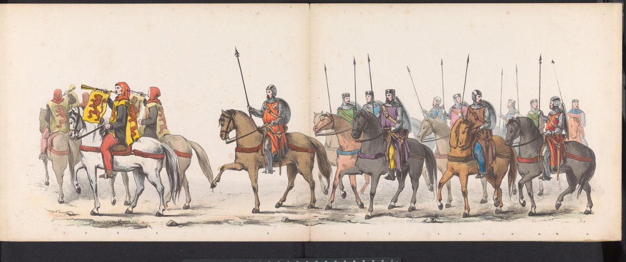 莱顿学生化妆舞会，1865 年（图版 1）
1865 年 6 月 6 日，莱顿学生团成员为庆祝莱顿大学建校 290 周年而举行的化装游行，描绘的是：阿姆斯特丹大学的荷兰人。 作者 扬·丹尼尔·科内利斯·卡雷尔·威廉·康斯坦·雷贝克男爵