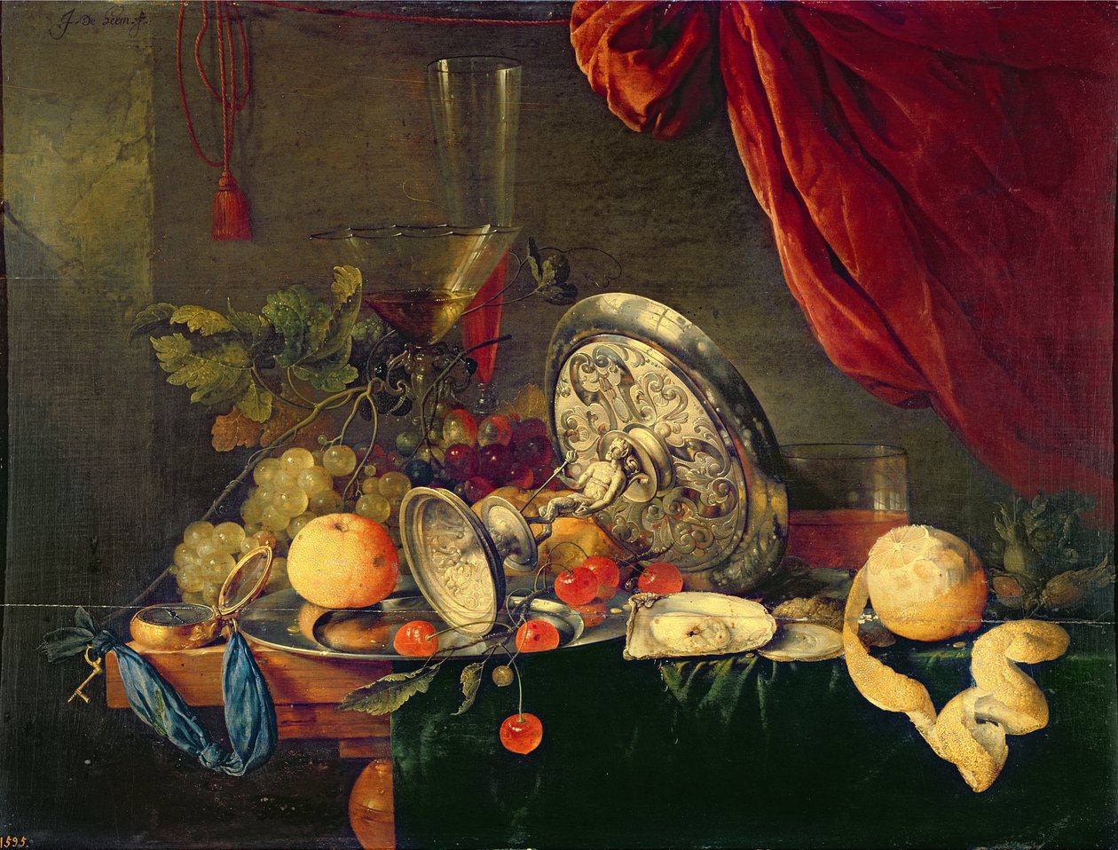 静物 作者 扬·戴维兹·德·海姆（Jan Davidsz de Heem）
