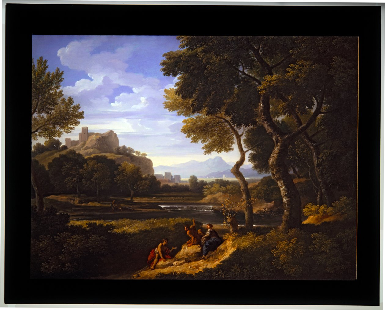 两幅风景画，无日期（画布） 作者 扬·弗兰斯·范 (1662-1749) 布洛门