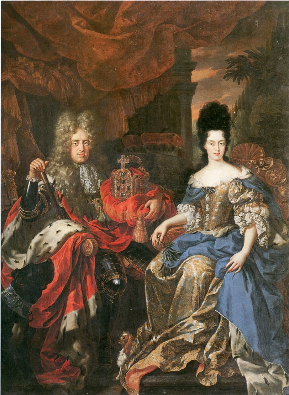 德语： Doppelbildnis Johann Wilhelm von der Pfalz und Anna Maria Luisa de