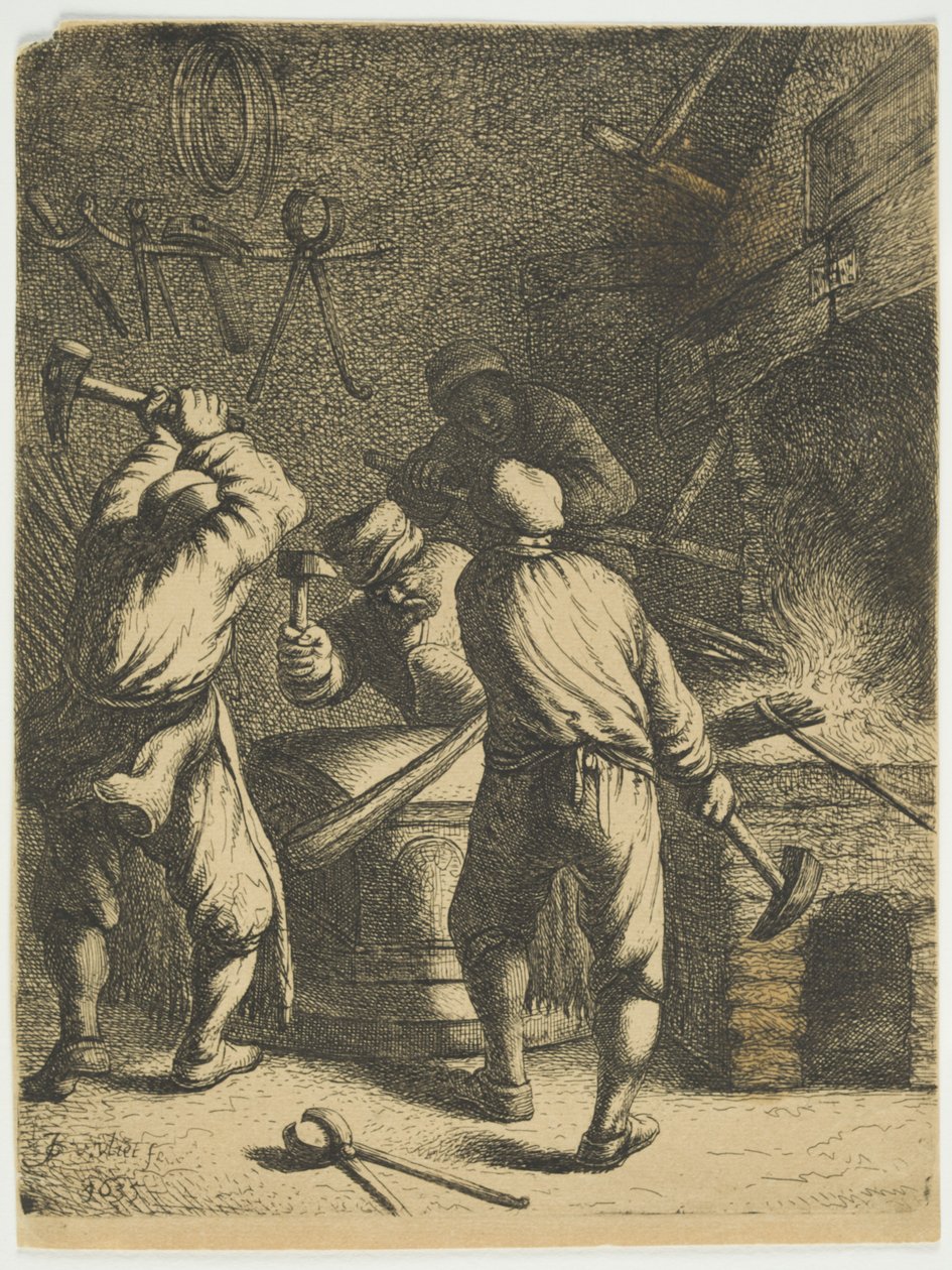 The Forge，1630-35 作者 扬·格奥尔格·范弗利特