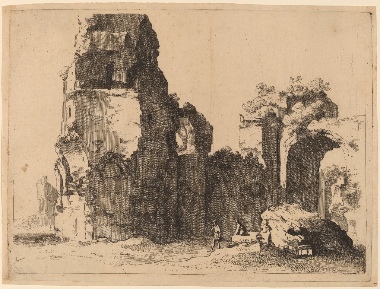 废墟 作者 扬·格里兹（Jan Gerritsz van Bronckhorst）