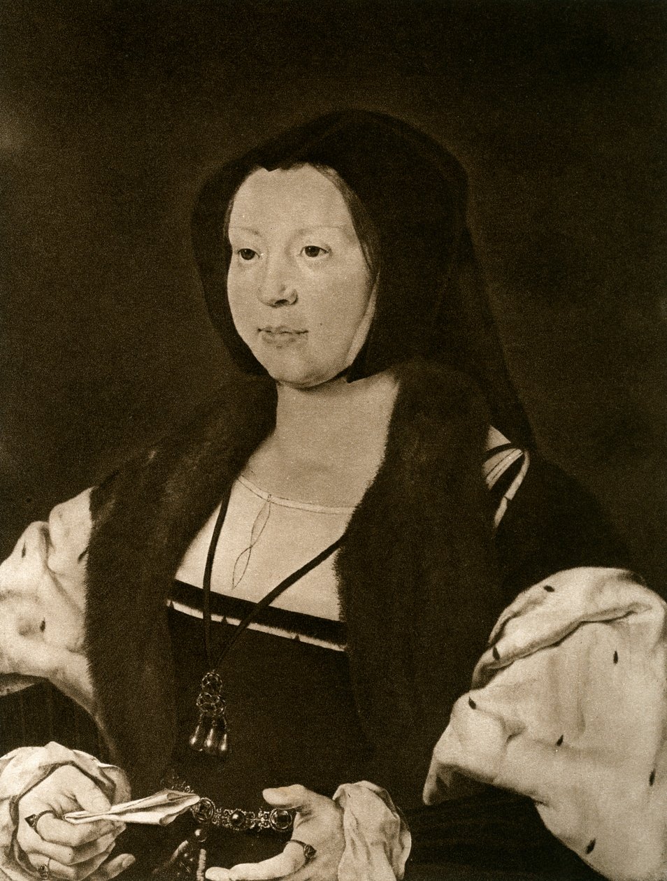 安妮·维埃侯爵夫人，阿道夫·德·勃艮第的妻子，1927年 作者 扬·高萨特（Jan Gossaert）