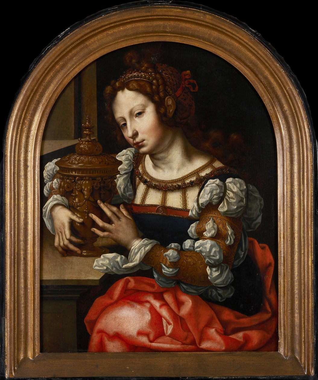 抹大拉的玛丽，约1523-1530。 作者 扬·高萨特（Jan Gossaert）