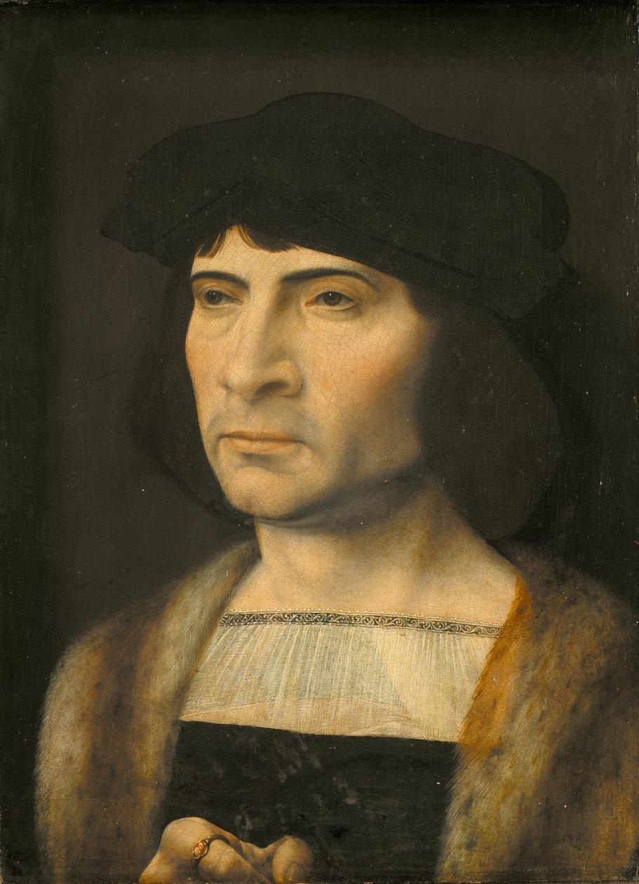 一个人的肖像 作者 扬·高萨特（Jan Gossaert）