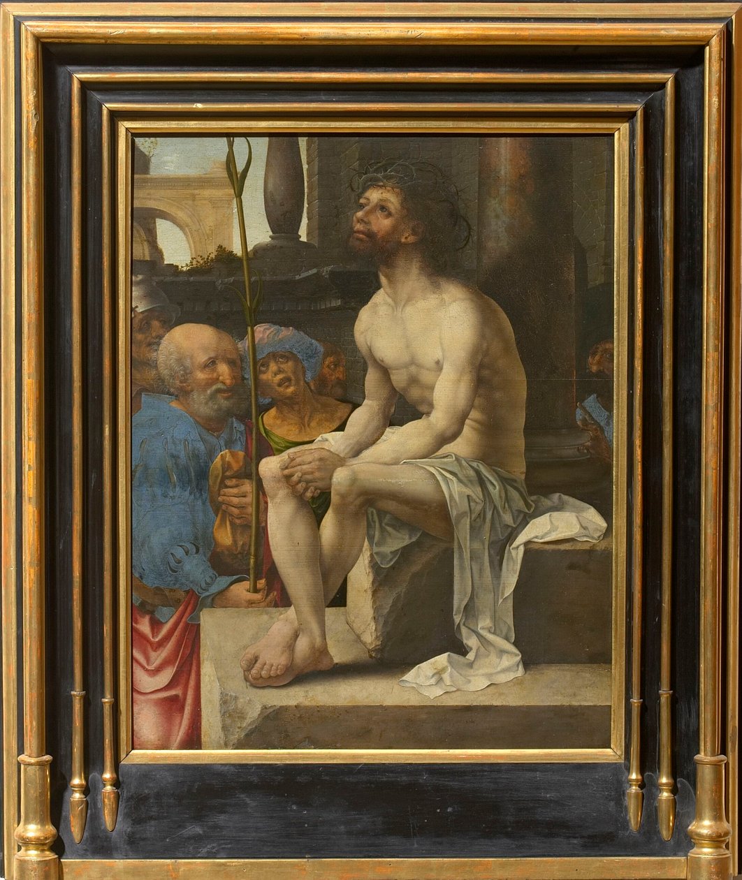 对基督的嘲弄》，1527年。 作者 扬·高萨特（Jan Gossaert）