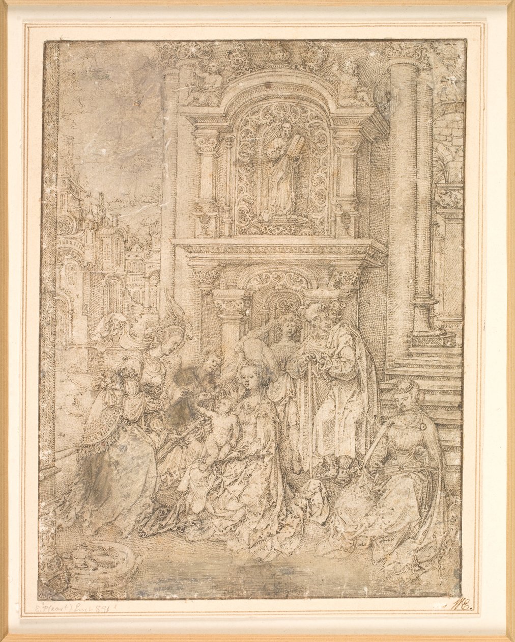 圣凯瑟琳的神秘婚姻 作者 扬·高萨特（Jan Gossaert）