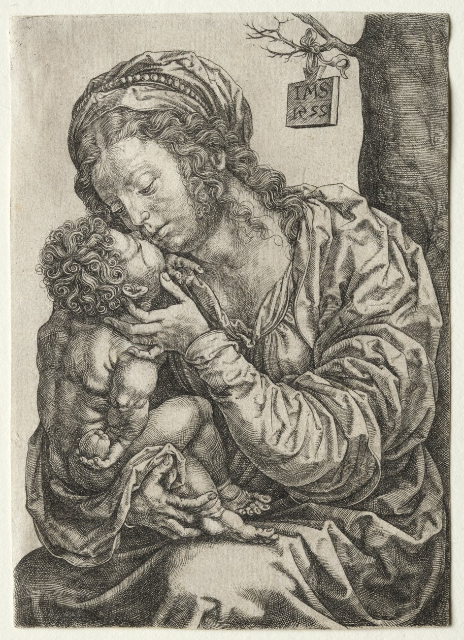 圣母坐在树下 作者 扬·高萨特（Jan Gossaert）