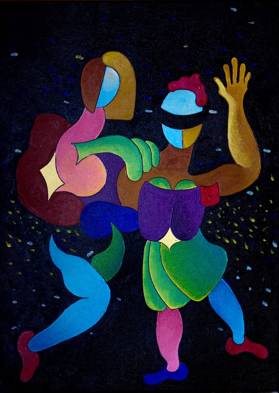 狂欢节，2007年（布面油画） 作者 扬·格罗内伯格