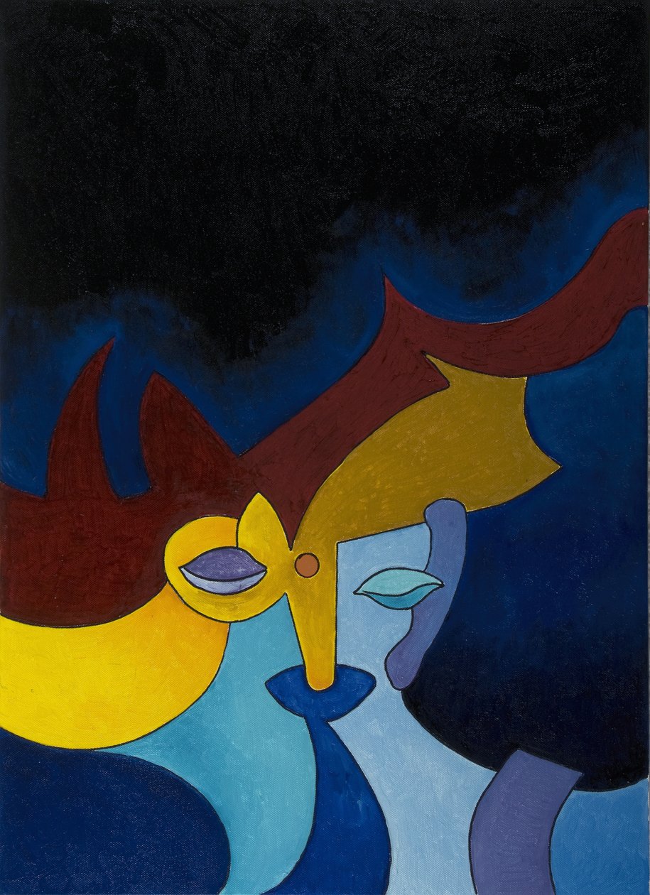 深度沉默》，2008年（布面油画） 作者 扬·格罗内伯格