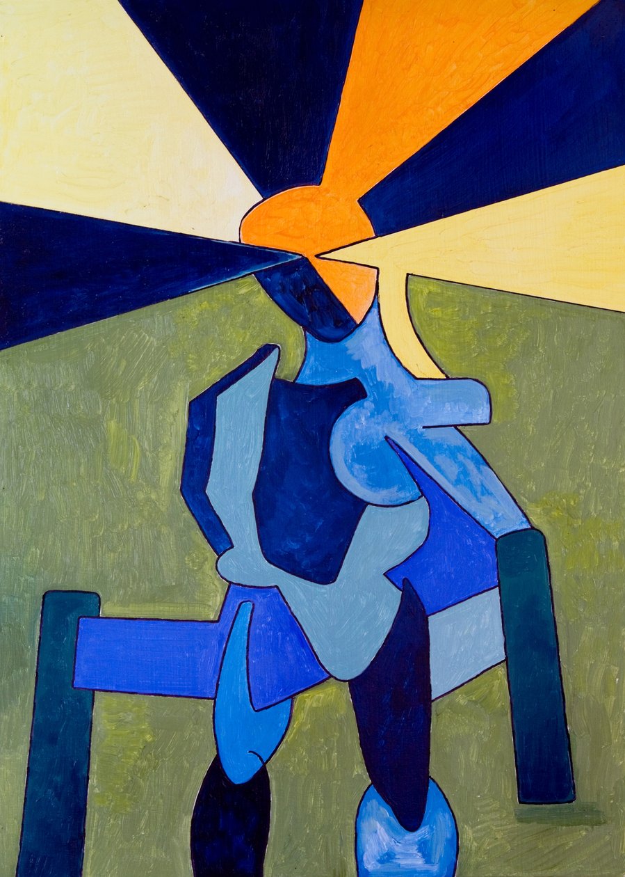 反抗，2007年（木板油画） 作者 扬·格罗内伯格