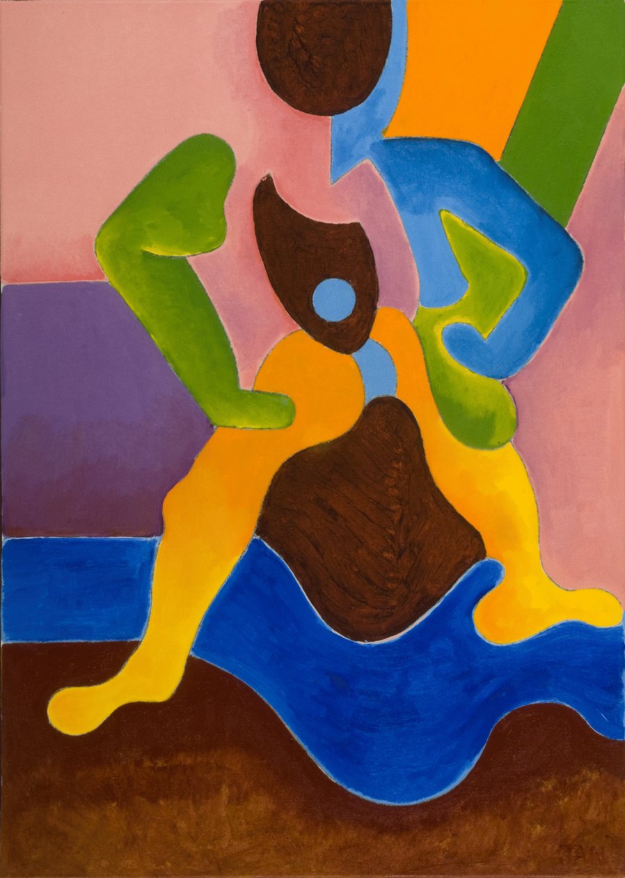 没有经验的骆驼司机，2009年（布面油画） 作者 扬·格罗内伯格