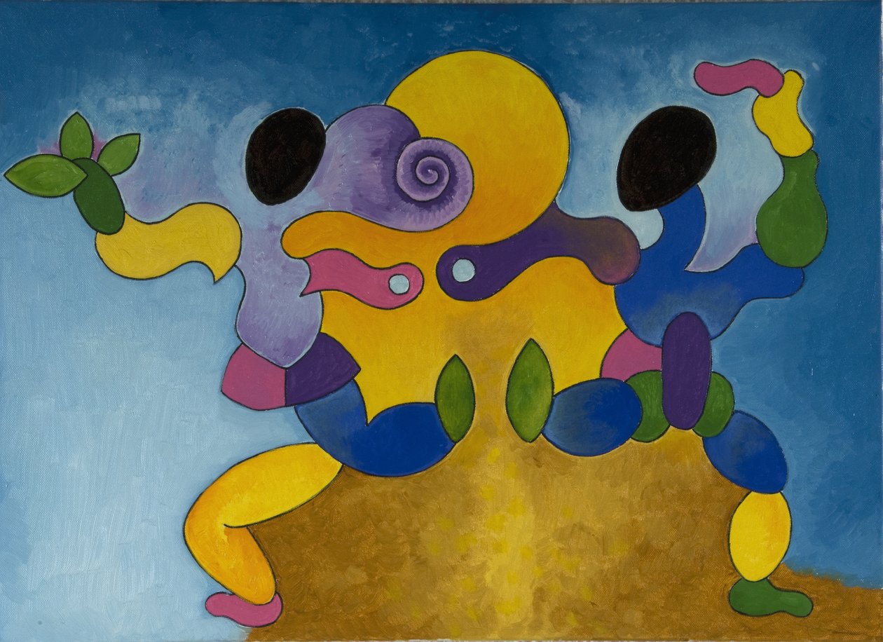 交配之舞》，2007 年（布面油画） 作者 扬·格罗内伯格