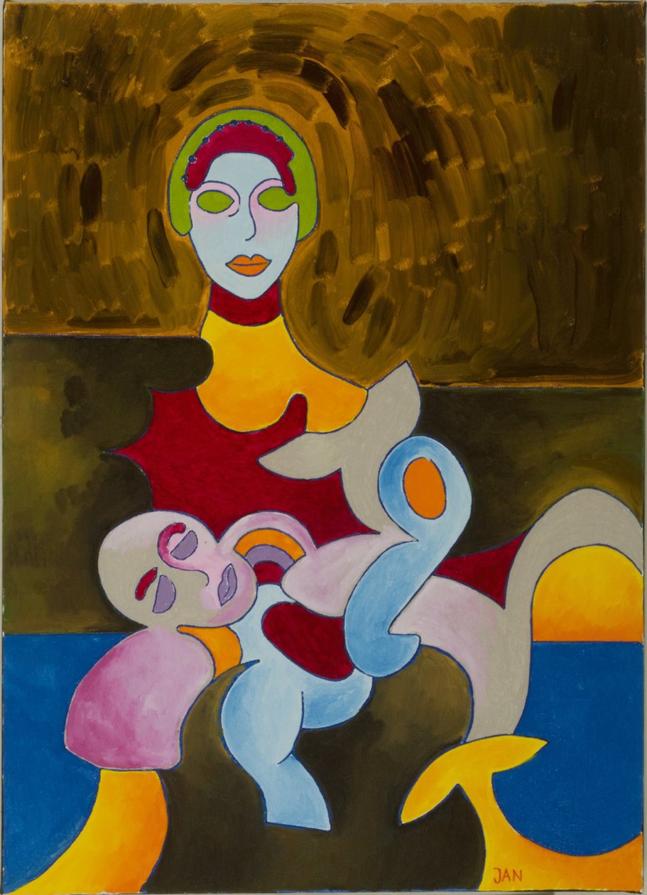 皮耶塔》，2009年（布面油画）。 作者 扬·格罗内伯格