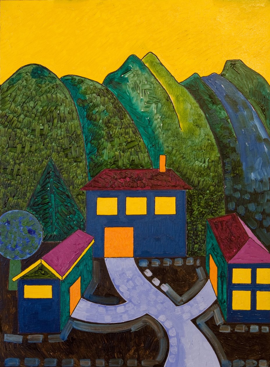 社会关系》，2006年（木板油画） 作者 扬·格罗内伯格