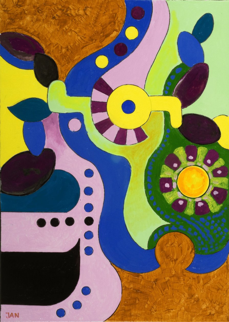 疯狂的春天》，2009年（布面油画） 作者 扬·格罗内伯格