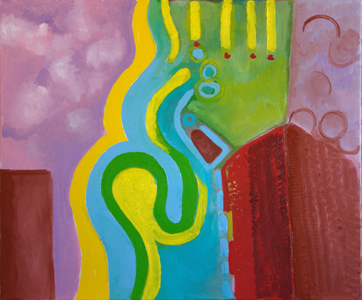 闪电的柔情》，2009年（布面油画） 作者 扬·格罗内伯格