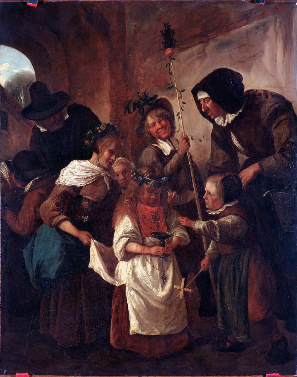 Potret seorang pria flemish dengan dagu ruff (minyak di atas kanvas) 作者 扬·哈维克斯（Jan Havicksz）。斯汀