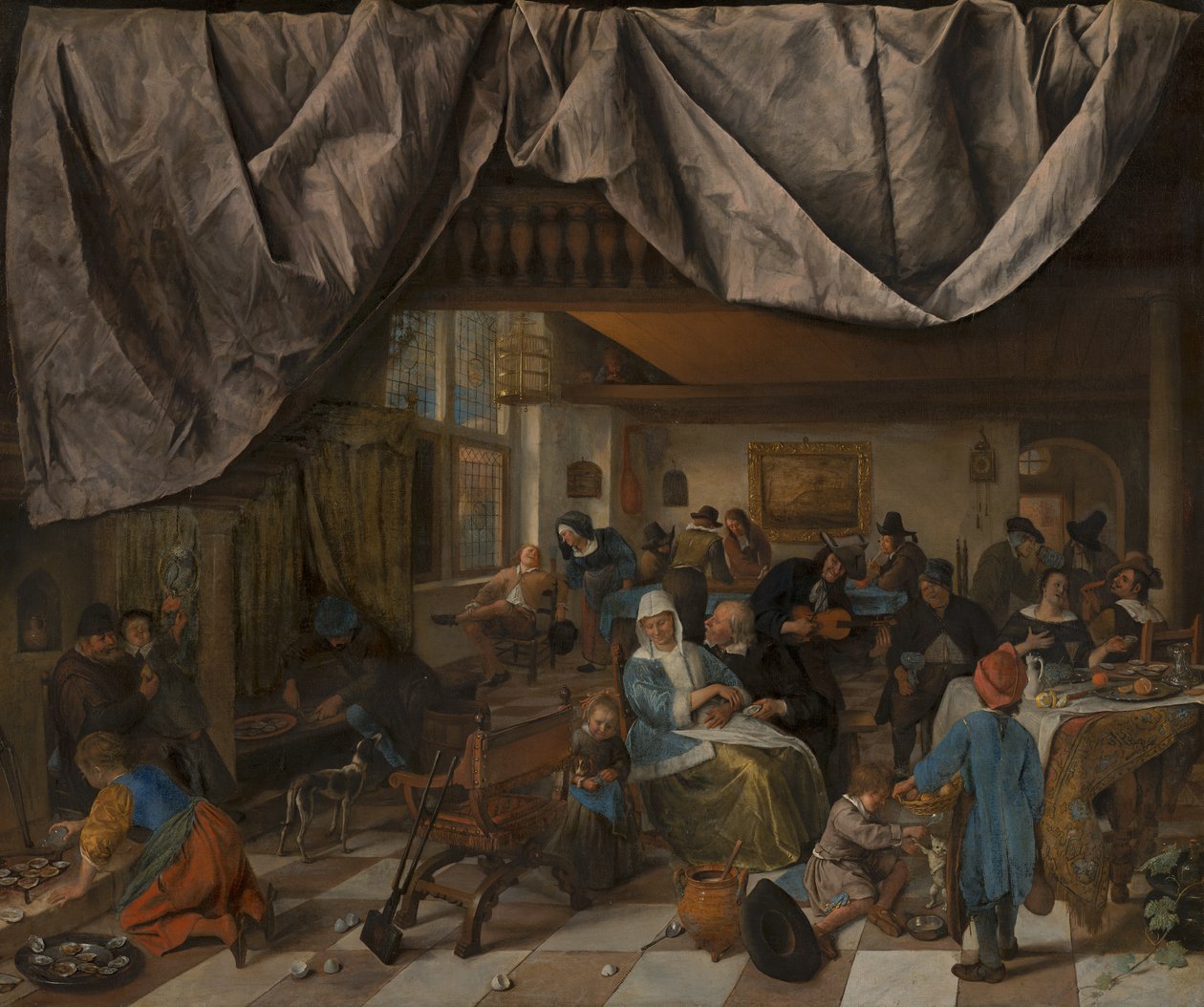 人的一生c。 1665年 作者 扬·哈维克斯（Jan Havicksz）。斯汀